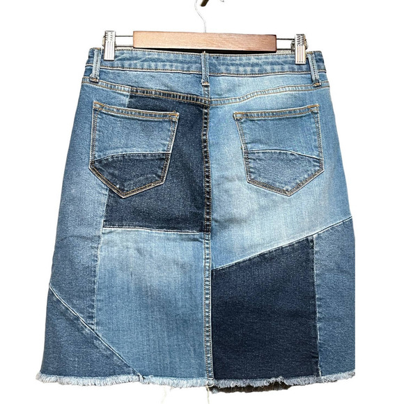 DriftWood Classic Fit Saudi Block Dinim Skirt - Picture 6 of 9